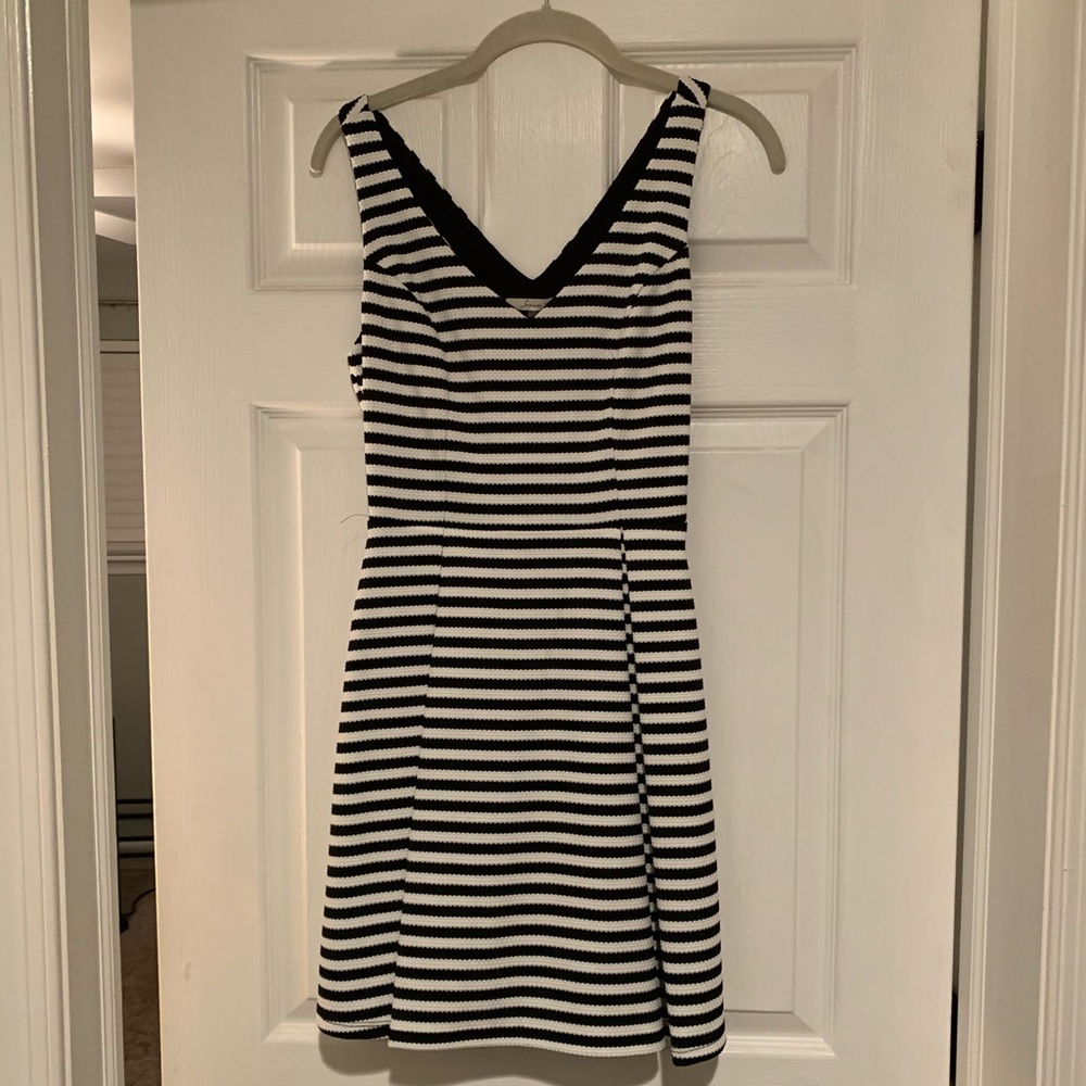 NWT Black & White striped dress
